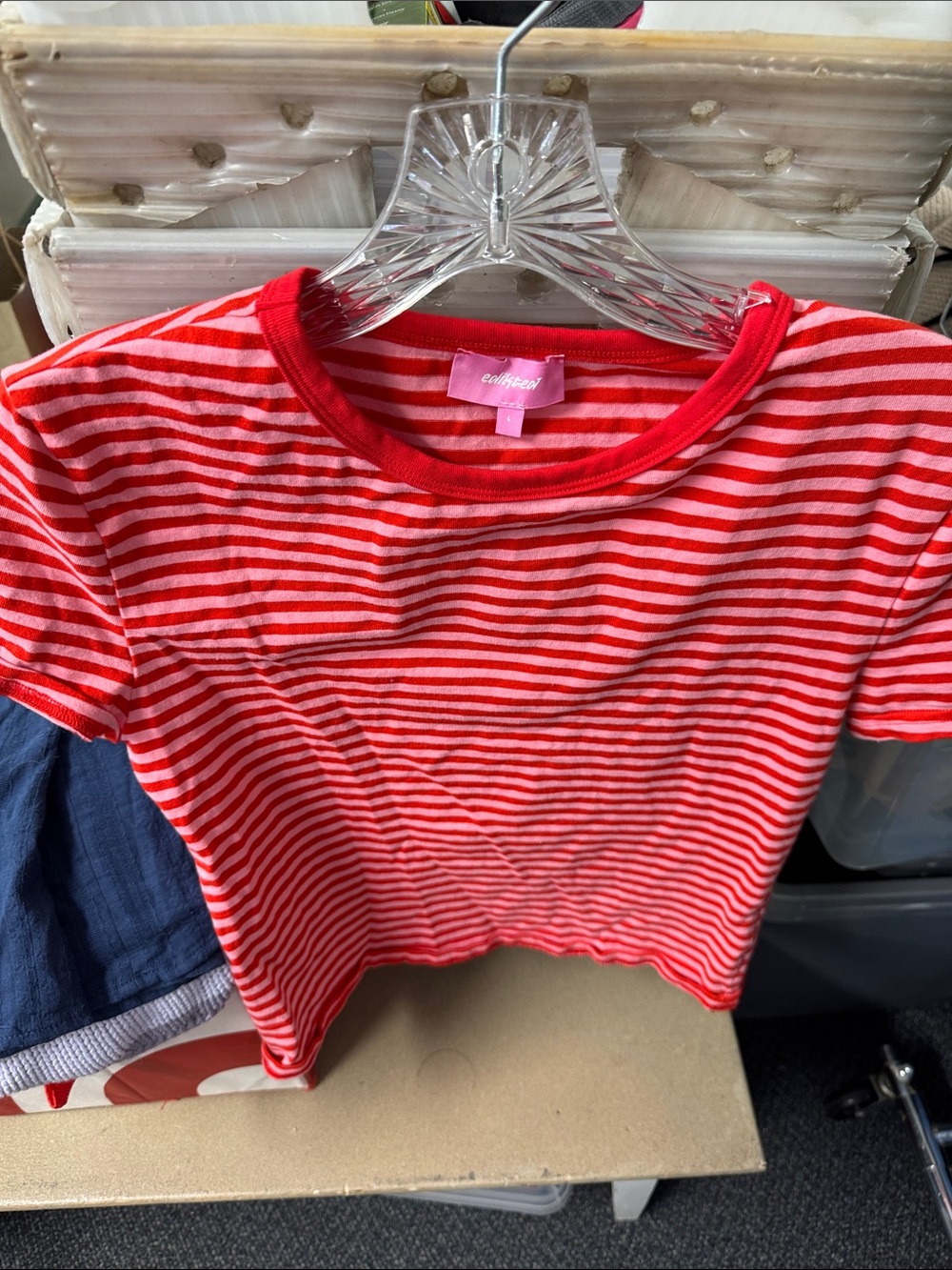 Edikted striped tee L // 082651